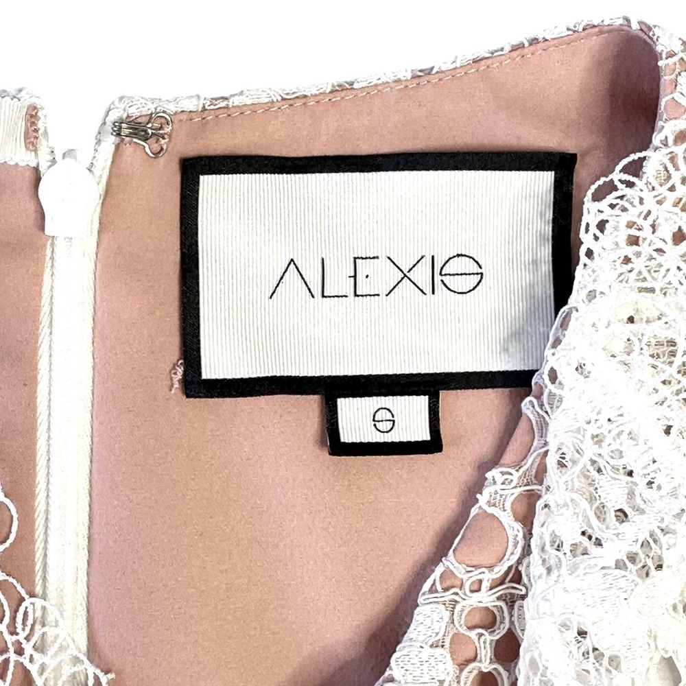 ALEXIS | Bar Lace Ruffle Romper - Picture 6 of 9